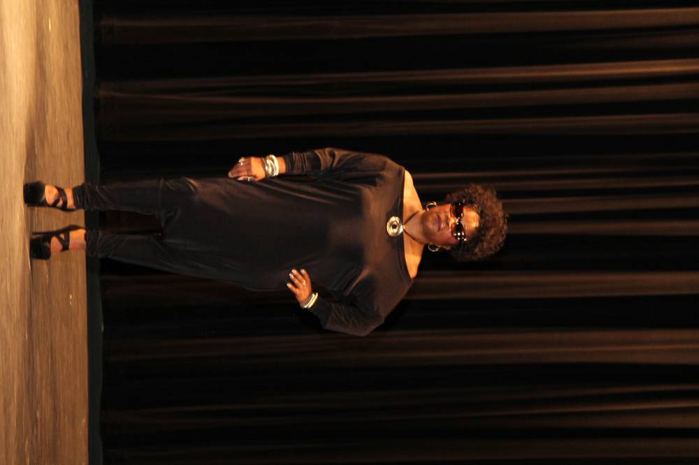 Runway Look — All-Black Ensemble