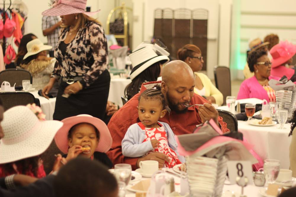 Guests Mingling at the Reception