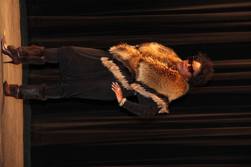 Runway Look — Fox Fur Stole